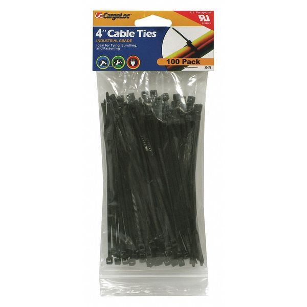 Cable Ties, Nylon, 100 pcs.