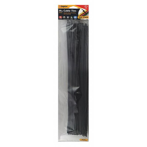 Cable Ties, Nylon, Natural, 100 pcs.