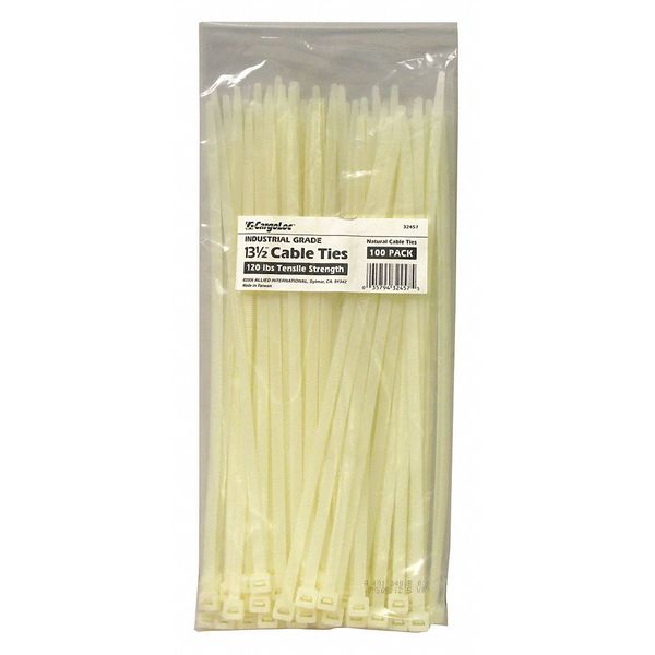 Cable Ties, Nylon, Black, 100 pcs.