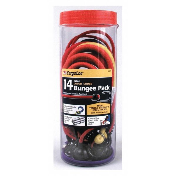 Bungee Cords, Assortment, 14 pcs.