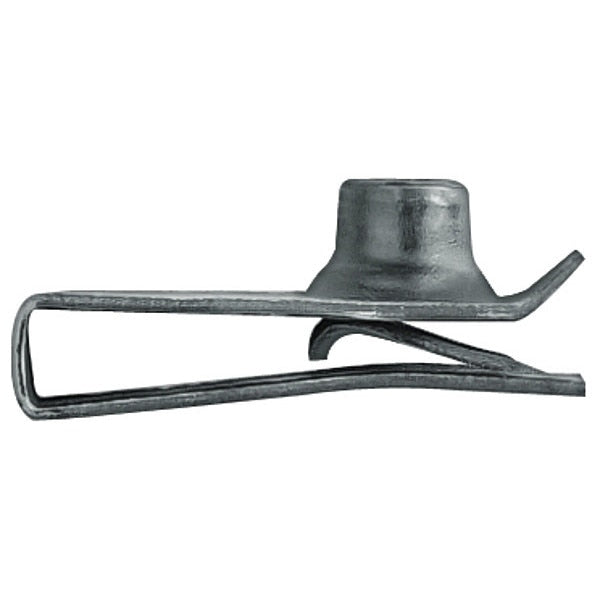Cage Nut, M6-1.00, U Shape, Steel, Black Oxide Finish