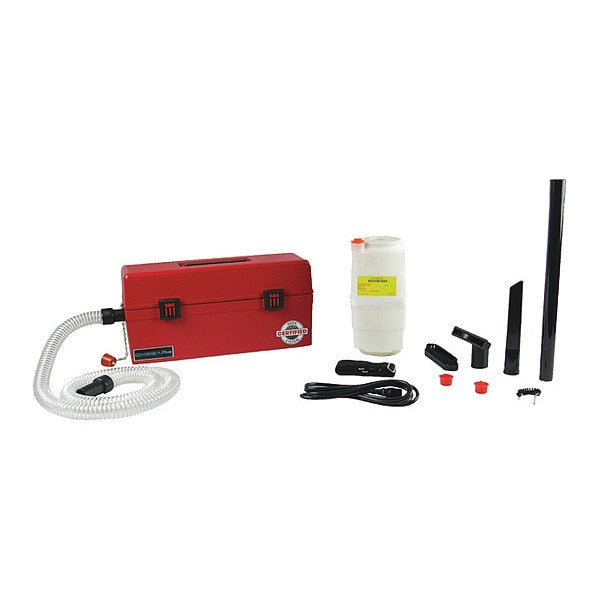 Industrial Vacuum System, Omega, HEPA Certified, 1 1/4 in Hose Dia.