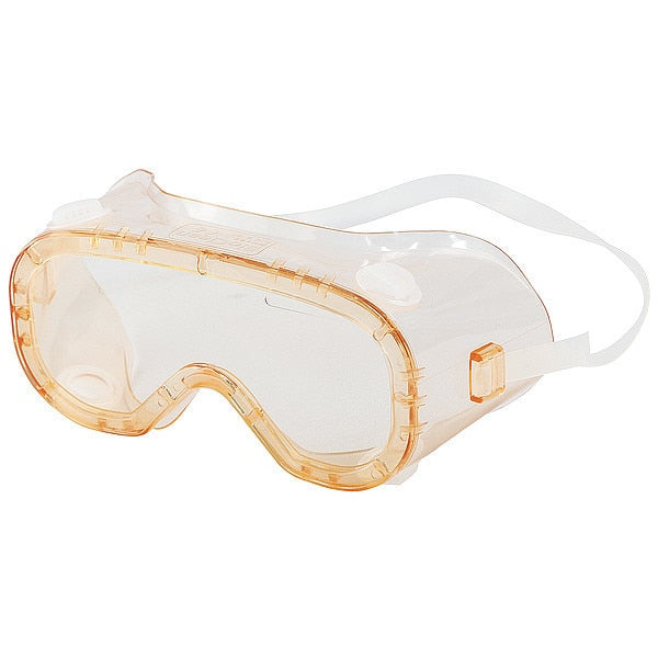 Safety Goggles, Clear Anti-Fog, Scratch-Resistant Lens, BioClean Vijon Series, 60PK