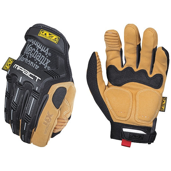 Impact Gloves, XL, Black, PR