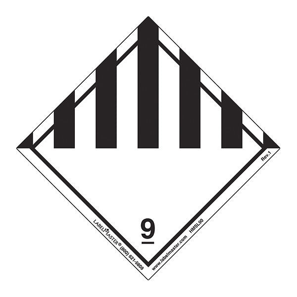 Miscellaneous Dangerous Goods, PK25, HMSL90S