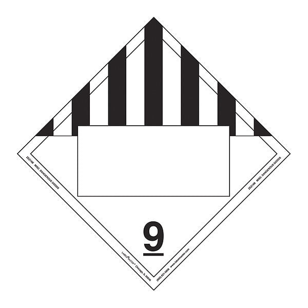 Misc Dangerous Goods Placard, PK25