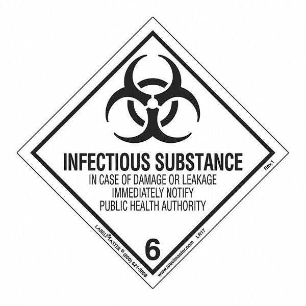 Infectious Substance Label, PK50