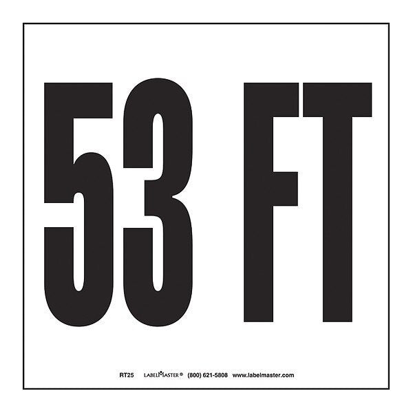 Marking, PVC-Free Film, 53 ft.