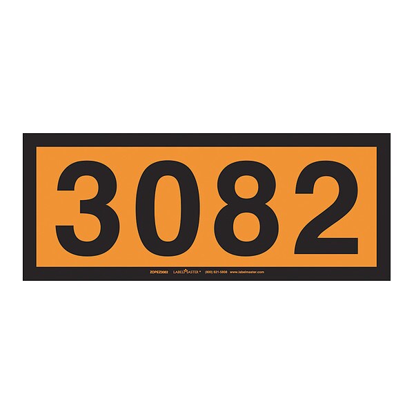 UN3082 Orange Panel, E-Z, PK25