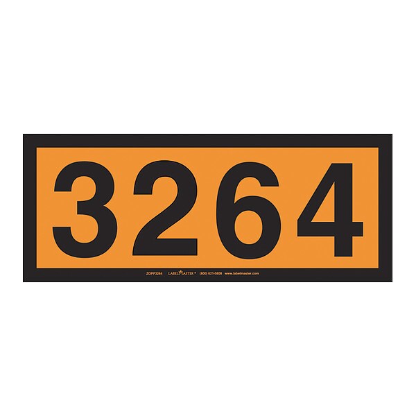 UN3264 Orange Panel, Permanent, PK25