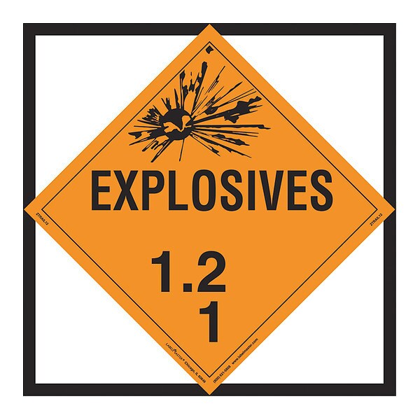 Explosives Class 1.2 1 Rail, PK25
