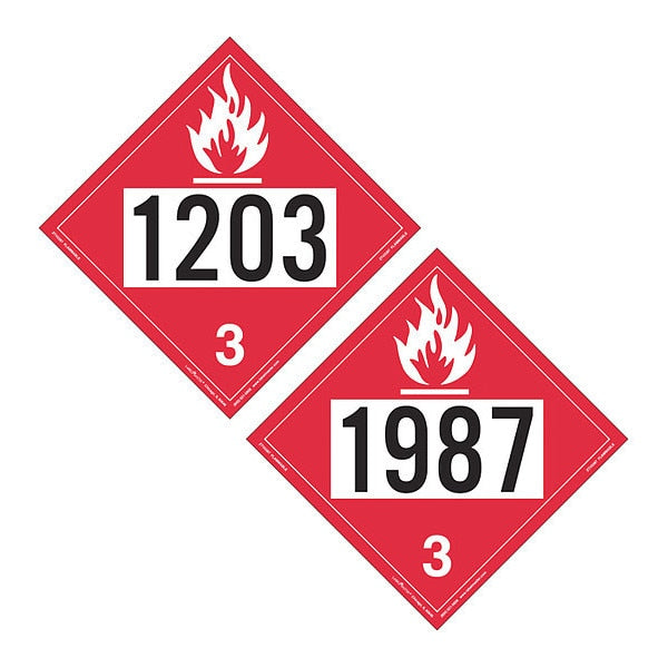 Placard1203 Gasoline/1987, PK25
