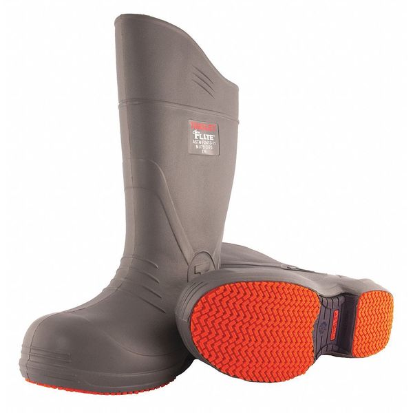 Knee Boots, Gray, 5, Unisex, 14