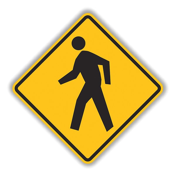 Pedestrian Crossng Sign, 30