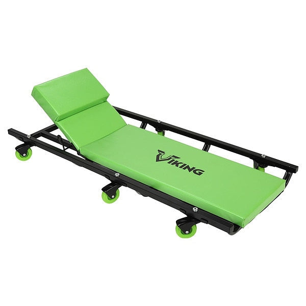 Creeper, Steel, 400 lb, Heavy-Duty, Green