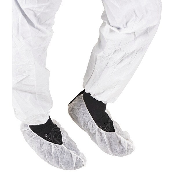 Overshoes, Non Sterile, White, PK1000