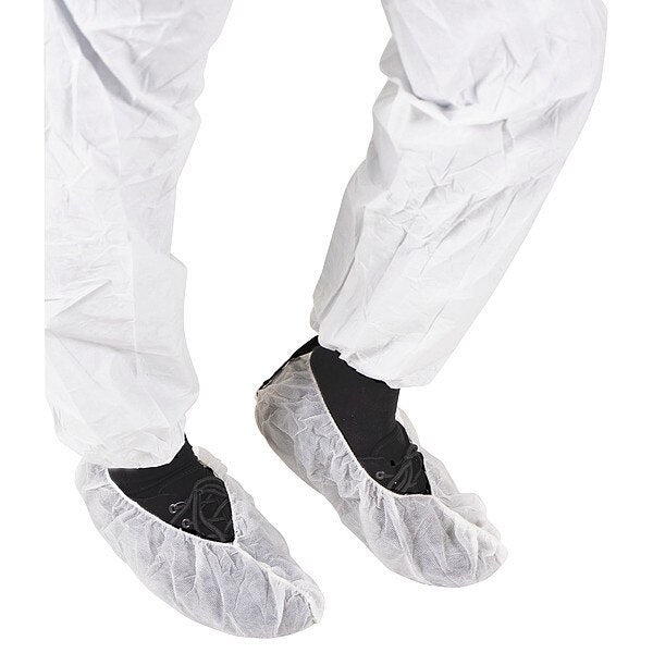 Overshoes, Non Sterile, White, PK1000