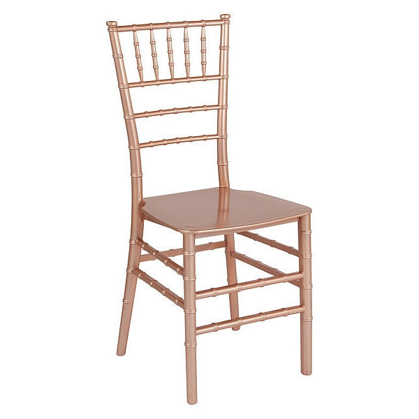 Hercules Rose Gold Resin Chiavari Chair, 35