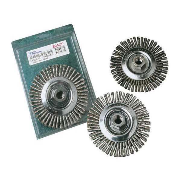 SAIT 06383 Pipeline/Stringer Bead Brushes (Stainless Steel), 6