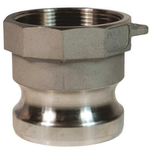 Cam and Groove SS Adapter x FNPT, 4
