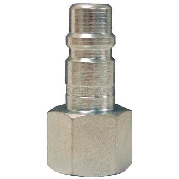 Industrial Female Plug Steel, 1/4