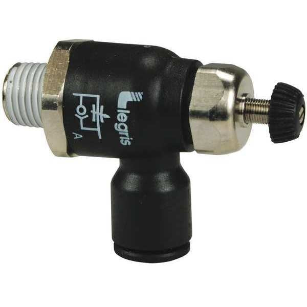 Legris Flow Control Valve, 1/4