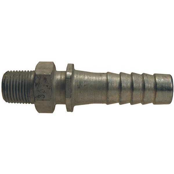 Steel 3500 Male Nipple, 3/8