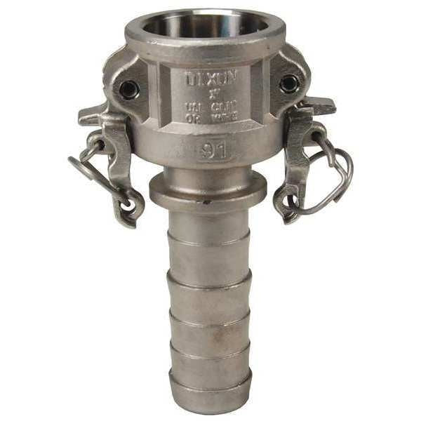 Cam/Groove Coupler x Hose, Shank, 1
