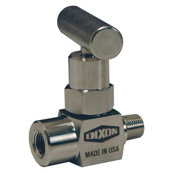 Mini Needle Valve Male to Female SS, 1/4