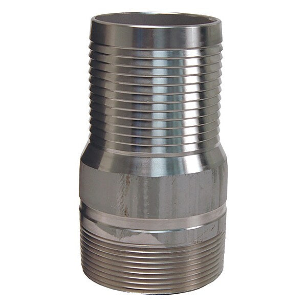 King Nipple, NPT Threaded Stainless, 3
