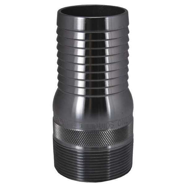 King Nipple, NPT Threaded Plated ST, 3