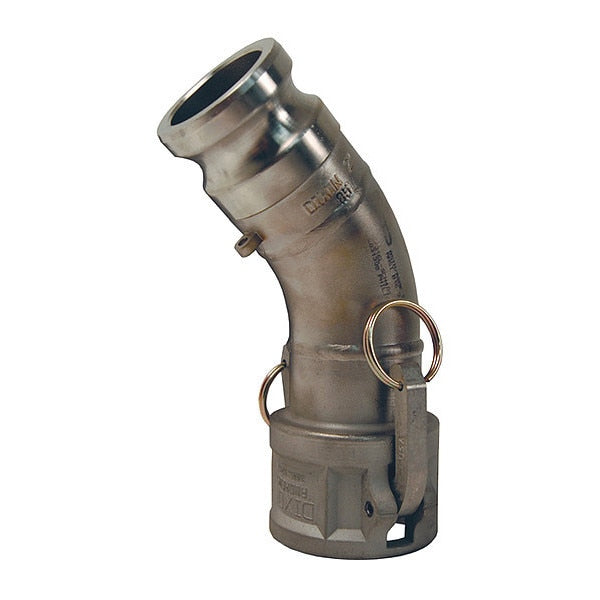 Cam/Groove 45 Adapter, Couplr Elbow, AL, 4