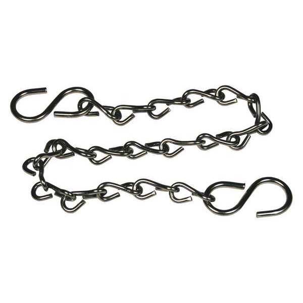 Jack Chain with S Hook Stainless, 6