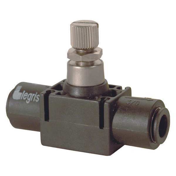 Legris In-Line Flow Control Valve, 1/4
