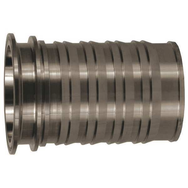 Sanitary King Crimp TriClover Stem, 3
