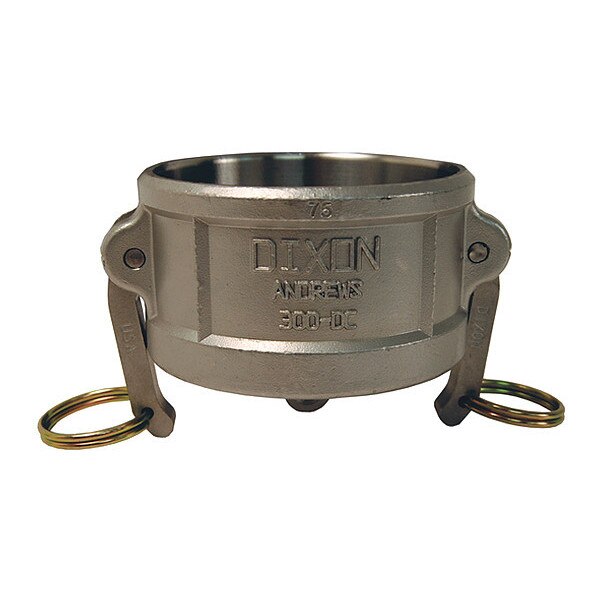 Cam and Groove Type DC Dust Cap SS, 4