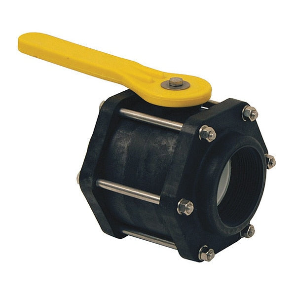 Polypropylene 6Bolt Ball Valve, 3