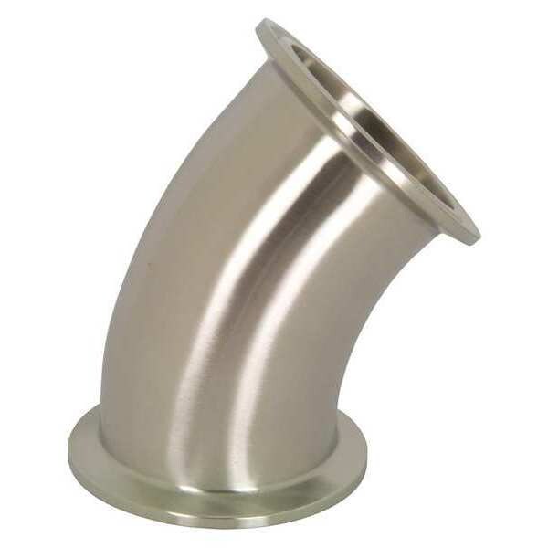 Clamp Elbow 45deg., 304SS, 4