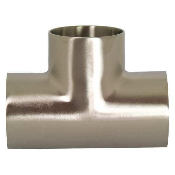 Polished Short Weld Tee 304, SS 1-1/2