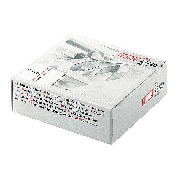 Premium HD Staples, 23/20, 1k, 20mm, PK1000