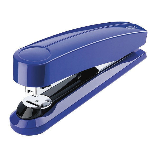 Flat Clinch Executive Stapler, B5, Blue