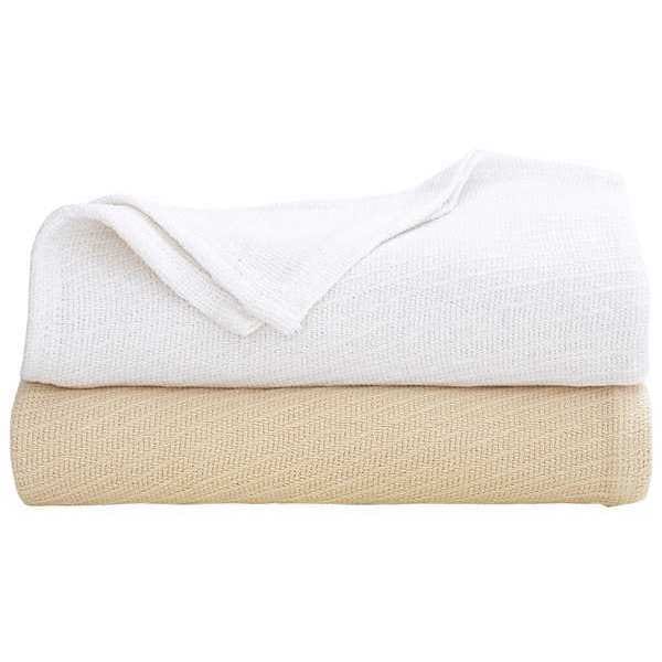Natural Cotton Blanket, 80x90