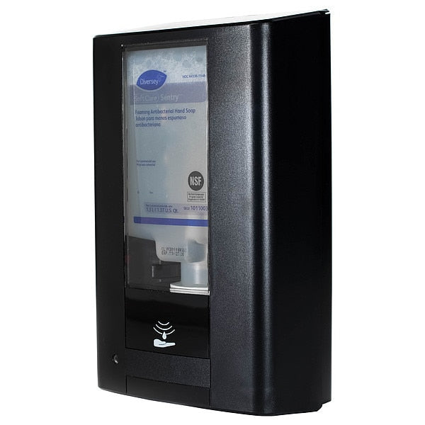 Hand Soap Dispenser, Hybrid, Black, PK6