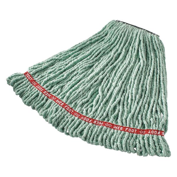 1 in Wet Mop, Looped-End, Green