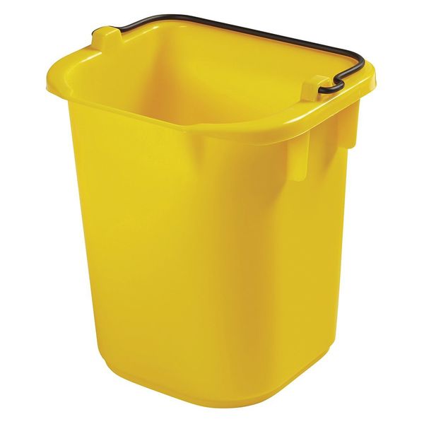 Disinfecting Pail, 5 qt, Yellow