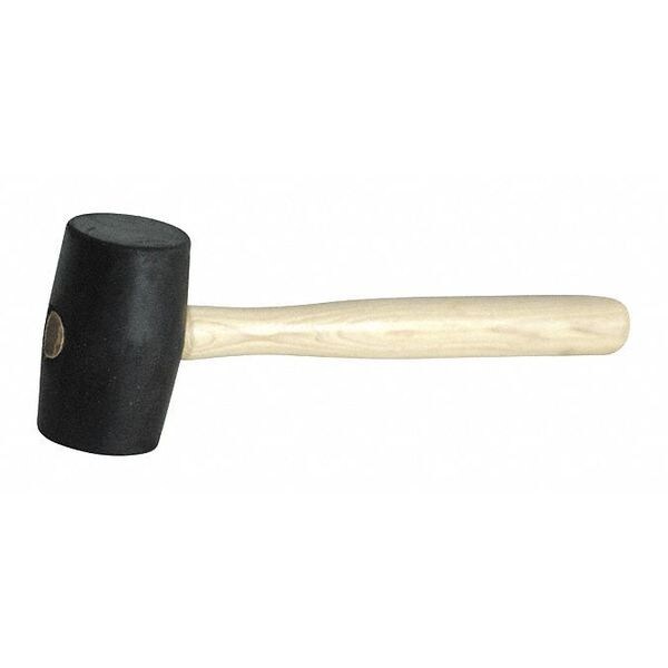 Mallet, Rubber, 24 oz., Black