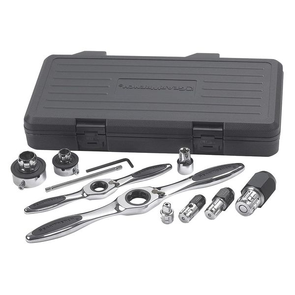 11 Pc. Ratcheting Tap and Die Drive Tool Set