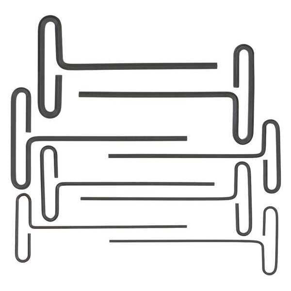 8 Piece SAE T-Shape Hex Key Set, 15432