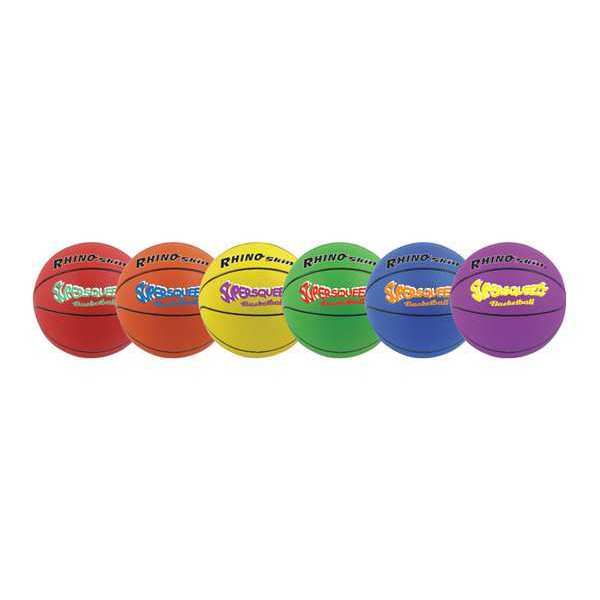 Rhino Skin Spr Squeeze BasketBall, PK6