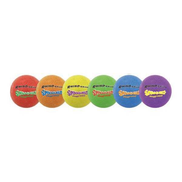 Rhino Skin Spr Sq Plygrnd Ball, Cls, PK6